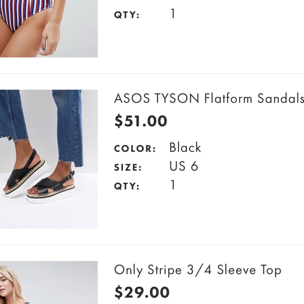 Asos Tyson Platform Sandal - Picture 2 of 13